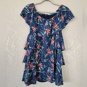 WAYF Floral Off Shoulder Mini Dress Size S